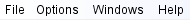 menu bar